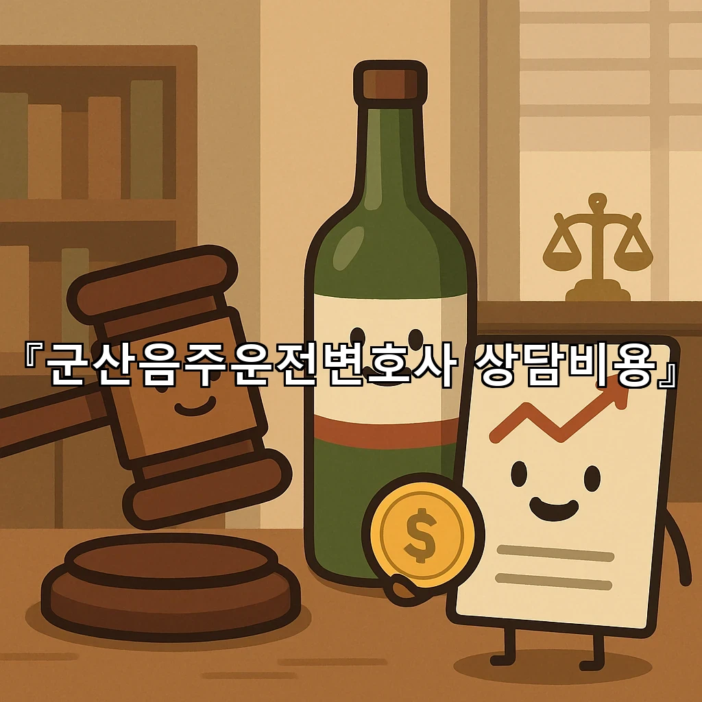 군산음주운전변호사상담비용 부담을 줄이기 위한 사전 점검의 핵심