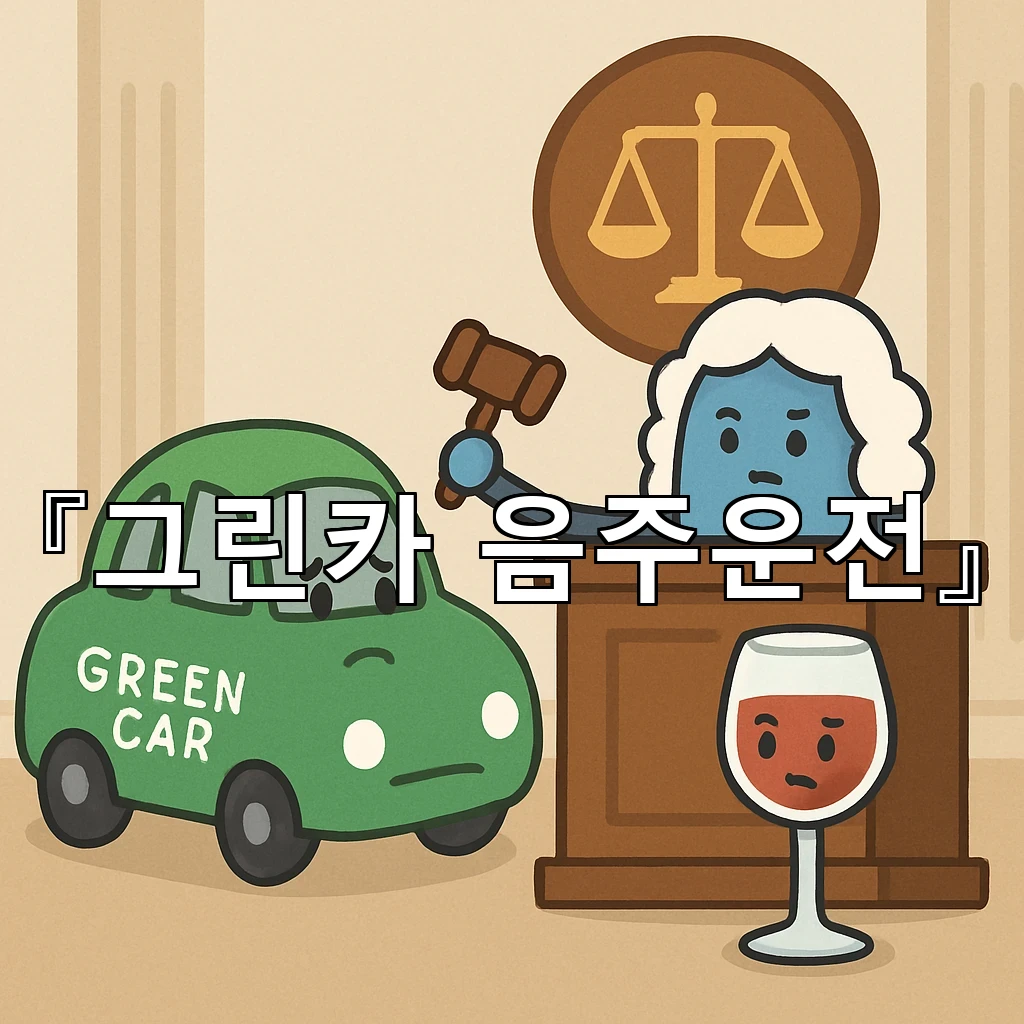 그린카음주운전 사고 이후 정리해야 할 기록과 진술의 순서