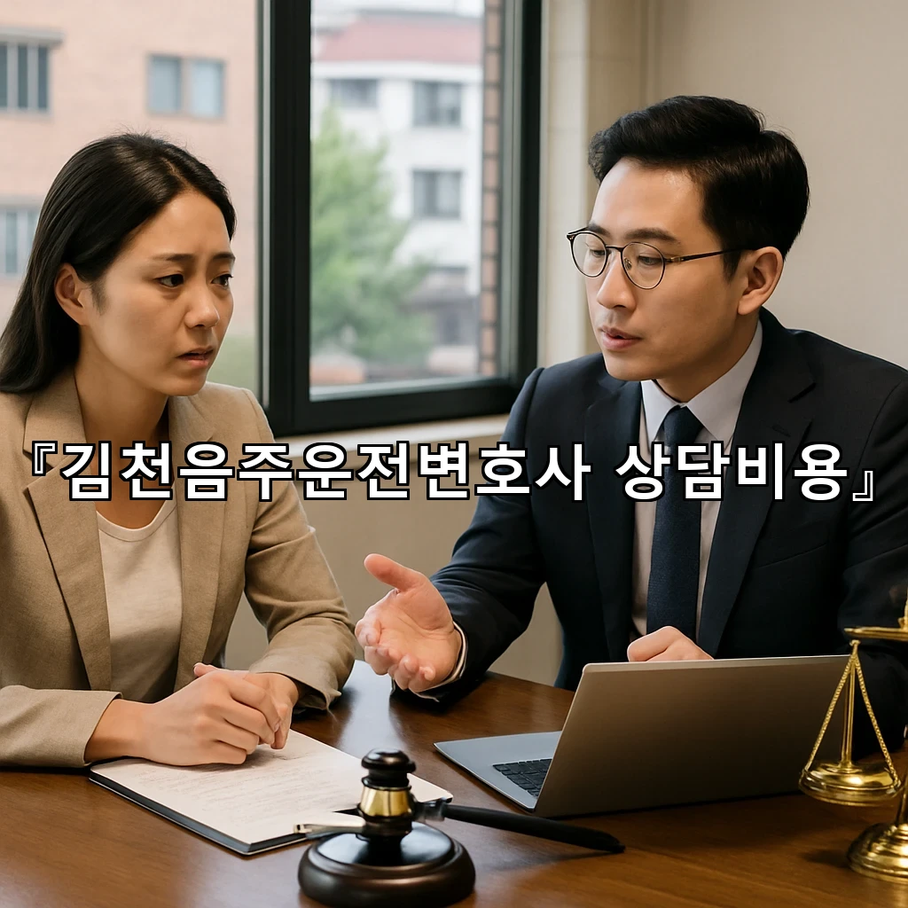 김천음주운전변호사상담비용 상황별 차이를 이해하는 현실적인 정리