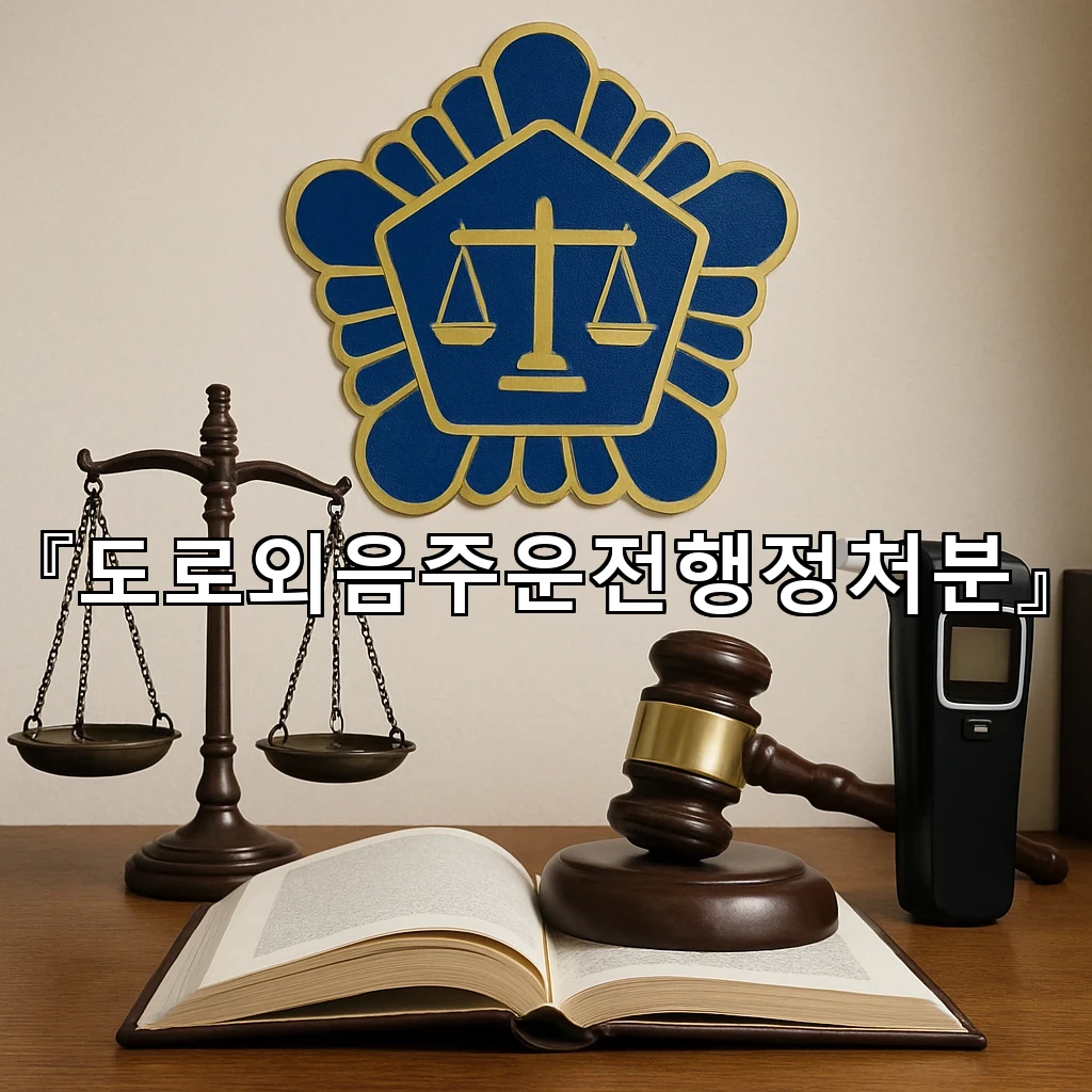 도로외음주운전행정처분