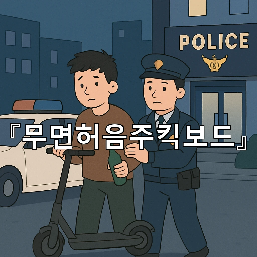 무면허음주킥보드 예상 못한 순간에 엇갈리는 판단과 절차의 흐름