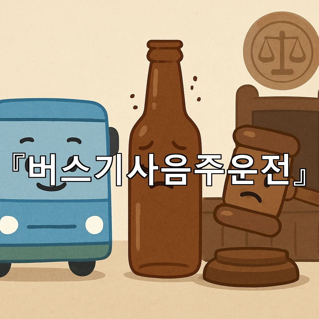 버스기사음주운전 사건 이후 버스 안전 체계를 다시 묻다