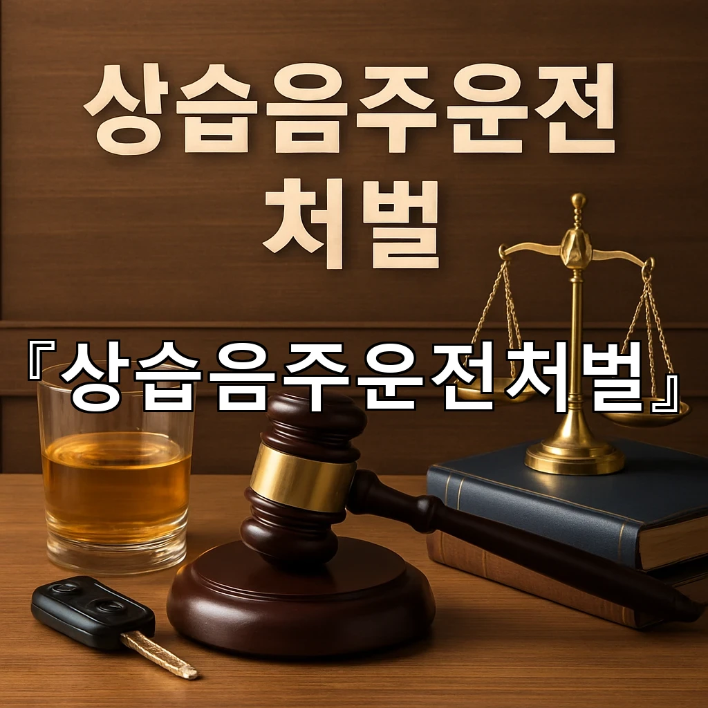 상습음주운전처벌 반복된 선택이 남기는 현실과 대응의 흐름