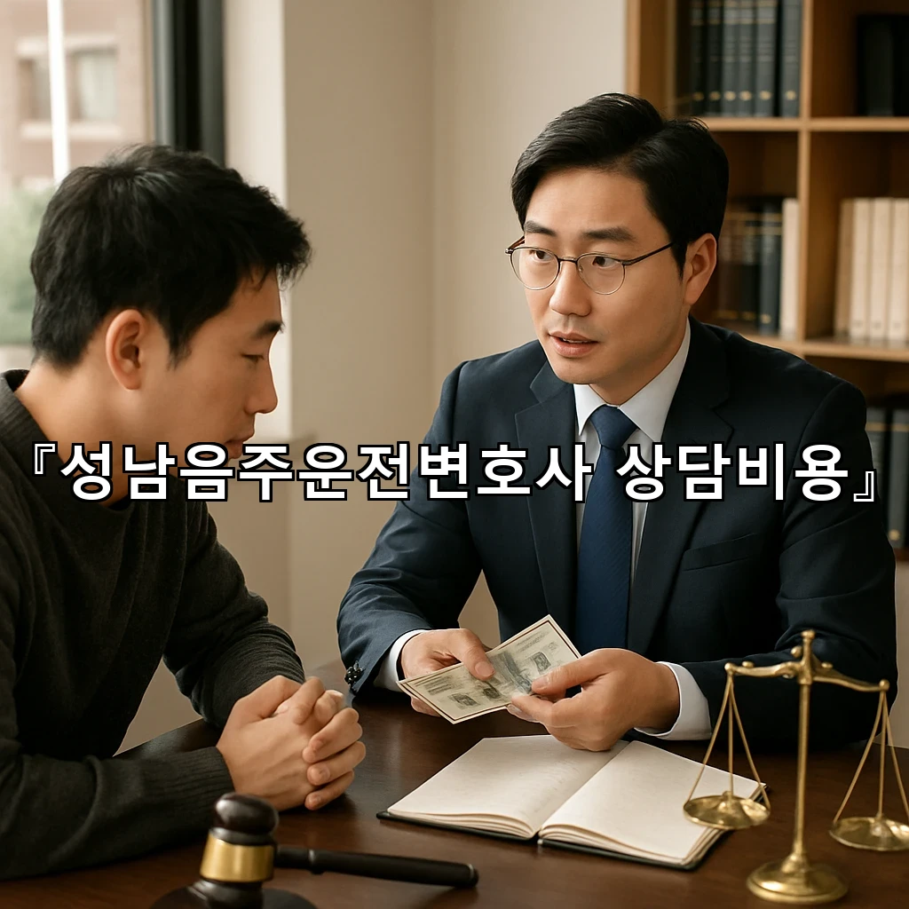 성남음주운전변호사상담비용 사건 초기 대응이 달라지는 확인 기준