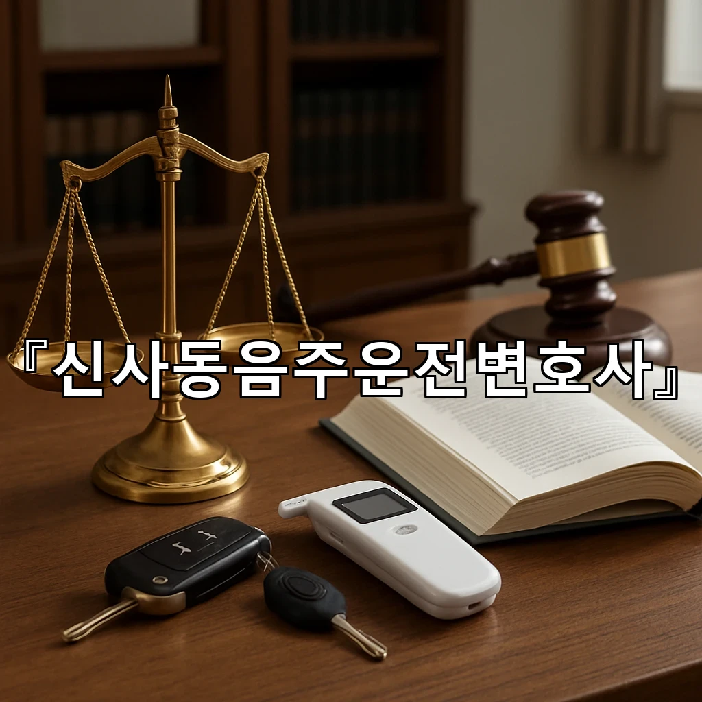 신사동음주운전변호사 면허 문제와 형사 절차를 함께 살피는 방법