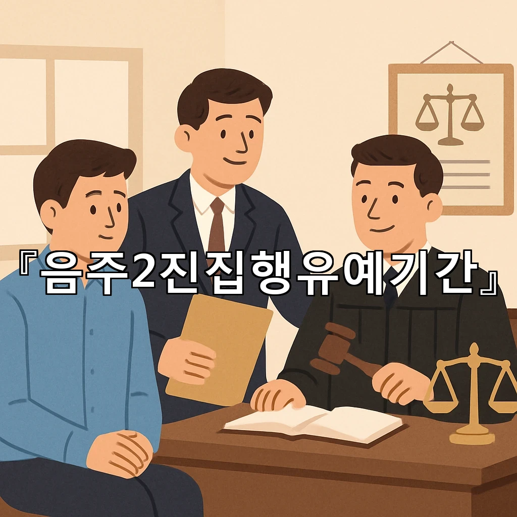 음주2진집행유예기간