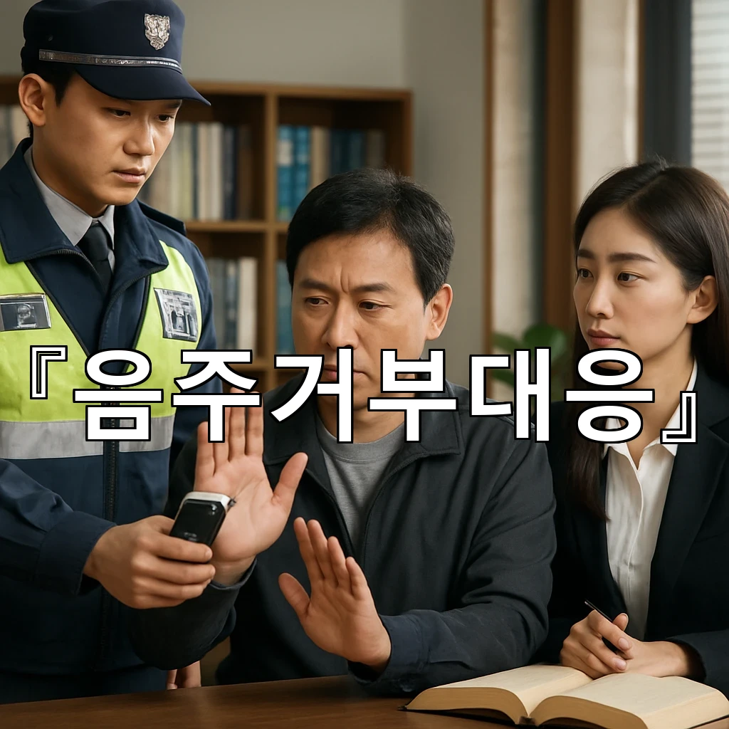 음주거부대응 상황에서 먼저 살펴야 할 기록과 진술의 균형 잡기