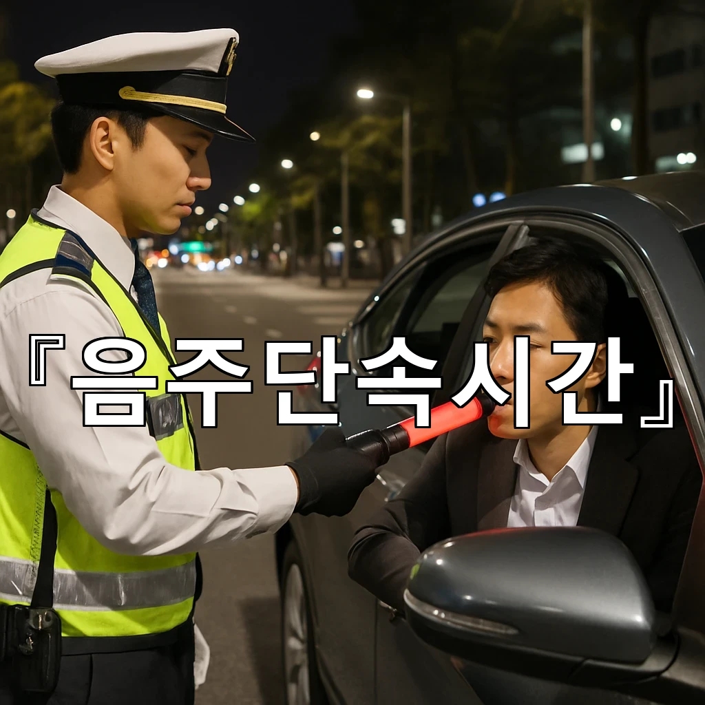 음주단속시간 지나치기 쉬운 순간에 필요한 대처 흐름 정리하기