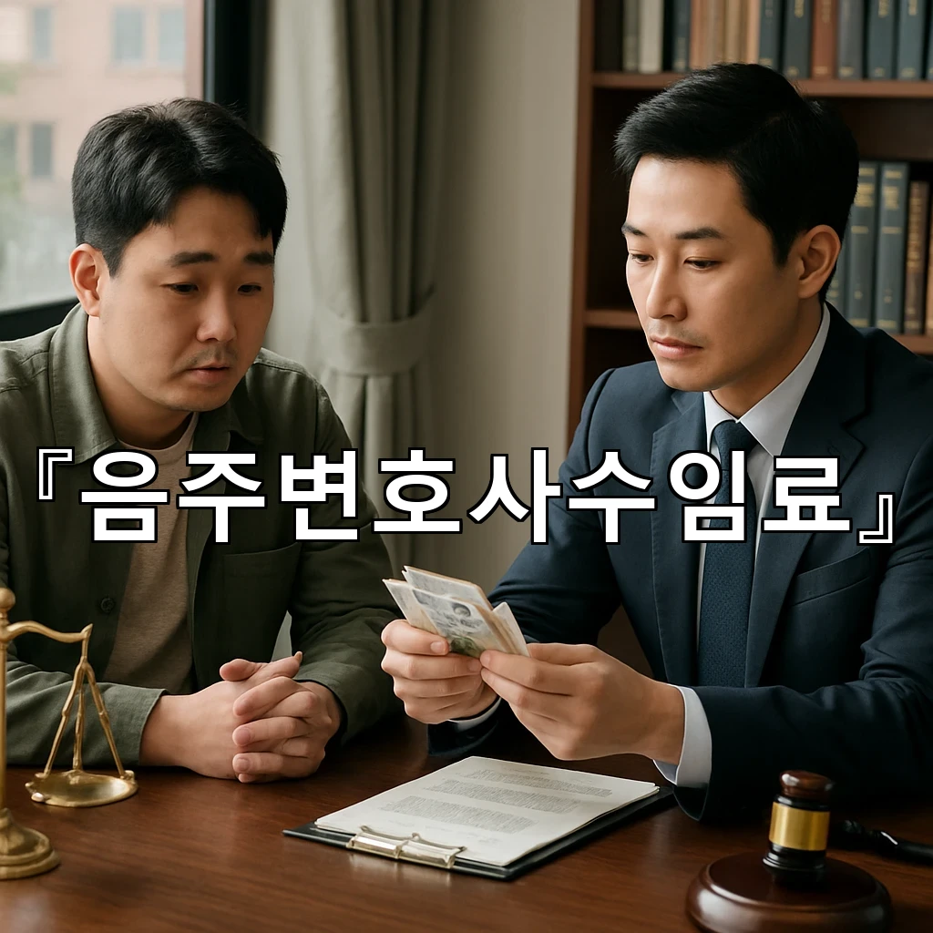 음주변호사수임료 상담 전 꼭 짚어볼 현실적 판단 기준들