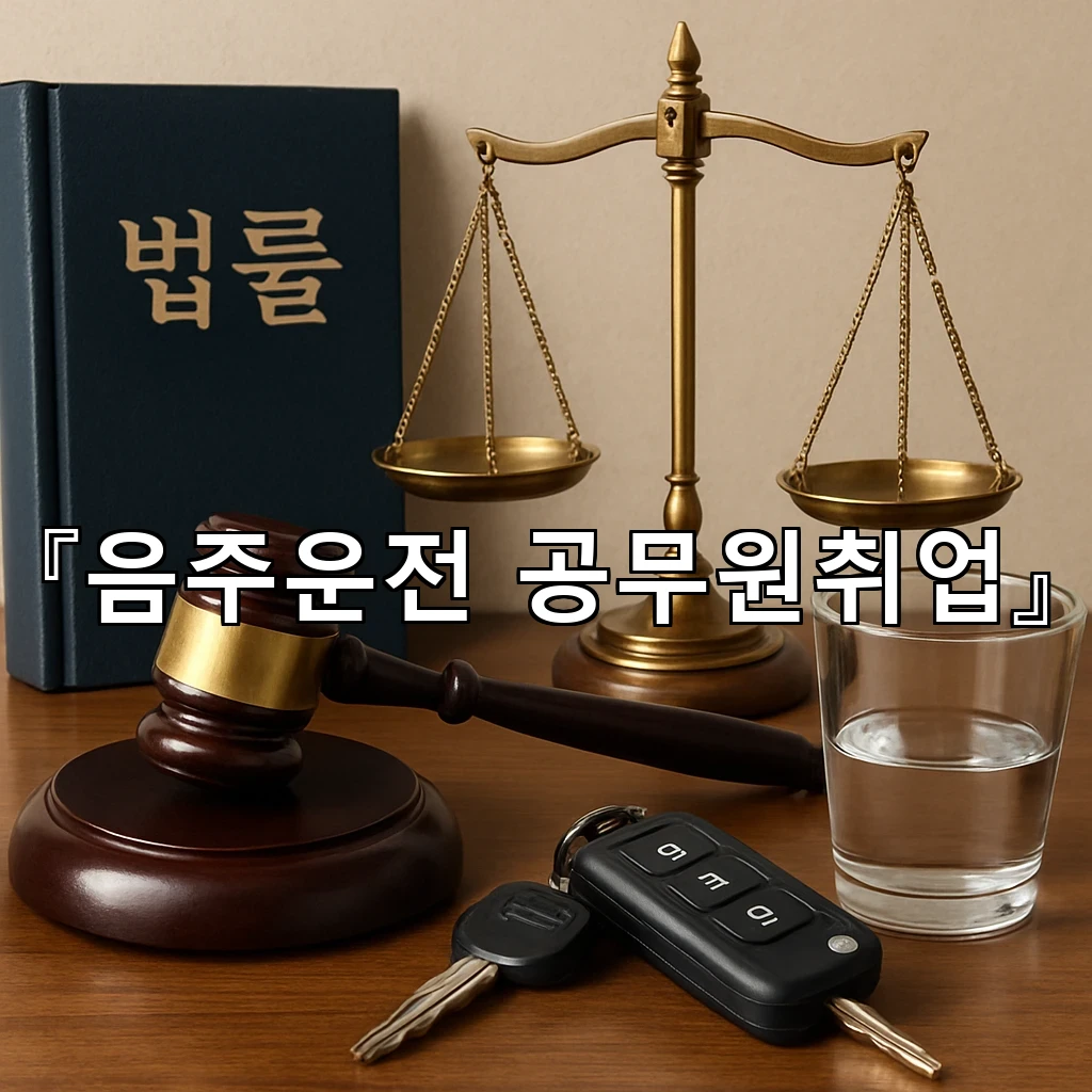 음주운전공무원취업 첫걸음에서 알아둘 기준과 준비 방향 정리