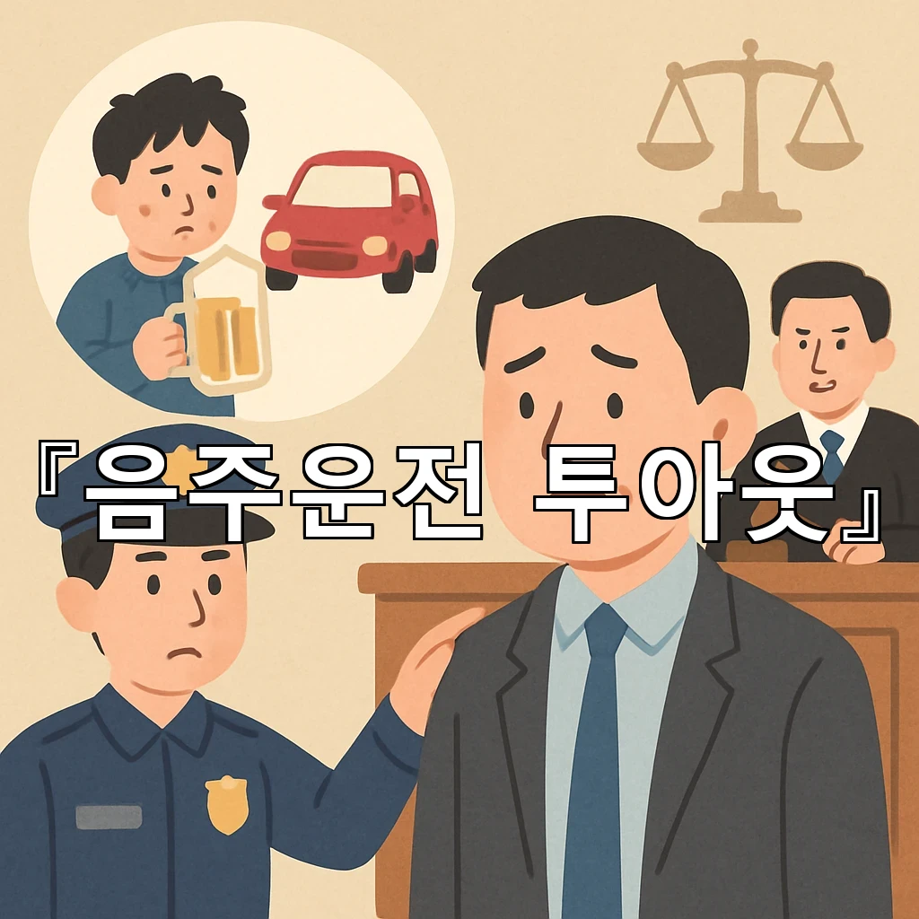 음주운전투아웃 이후 절차를 이해하는 데 필요한 기본 흐름