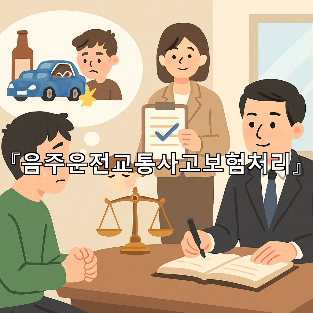 음주운전교통사고보험처리 이후 살펴야 할 서류와 연락 순서 안내