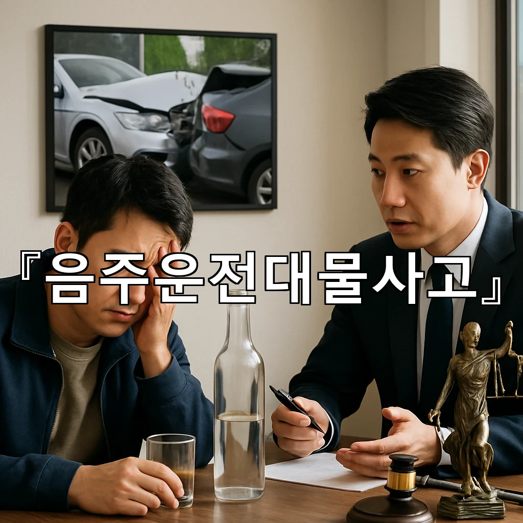 음주운전대물사고 처리 흐름을 처음부터 끝까지 정리한 안내