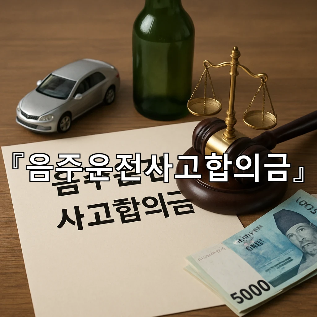 음주운전사고합의금 계산 흐름을 먼저 정리해 보는 현실 안내서