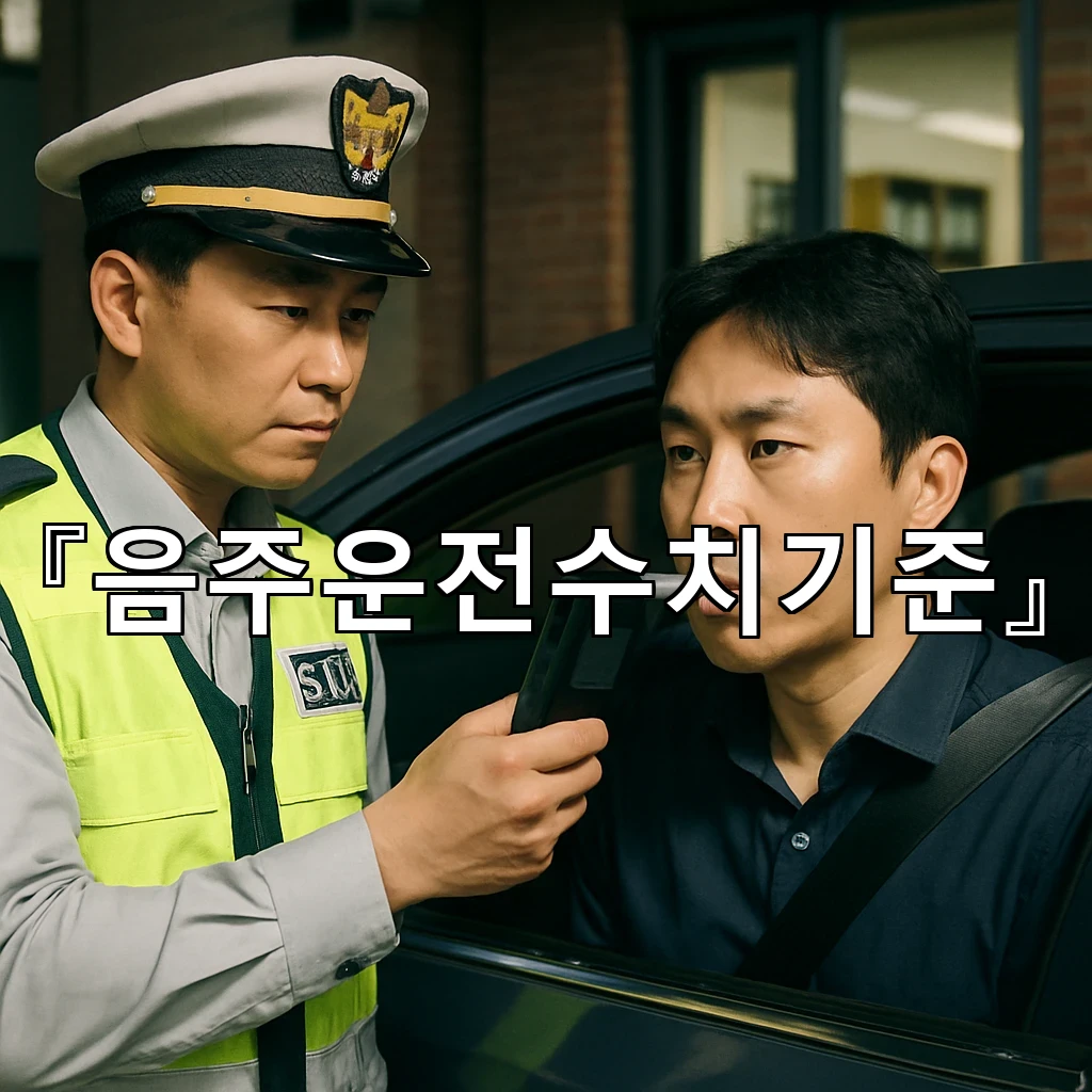 음주운전수치기준 이해를 돕는 판단 흐름과 확인 포인트 정리