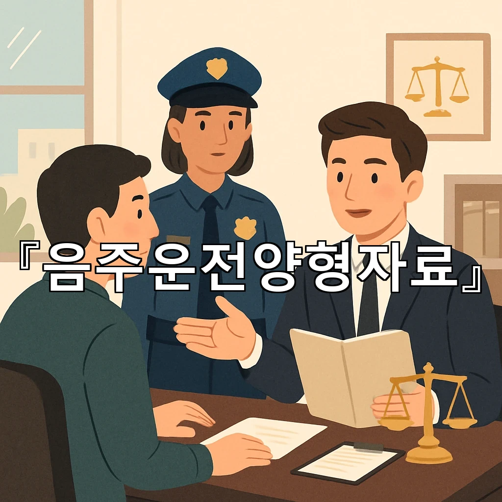 음주운전양형자료 준비 단계에서 놓치기 쉬운 핵심 흐름 정리