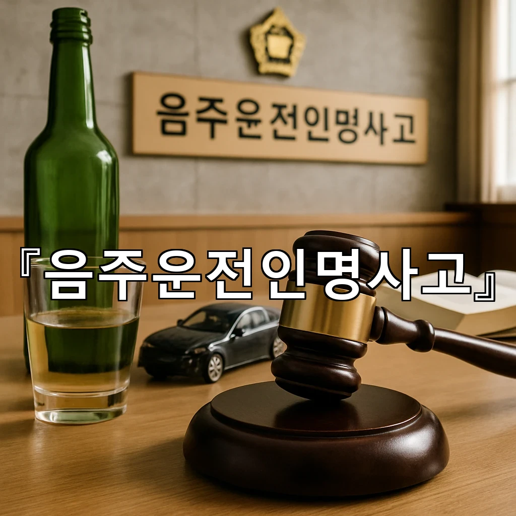 음주운전인명사고 관련해서 형사 절차와 민사 절차가 나뉘는 지점