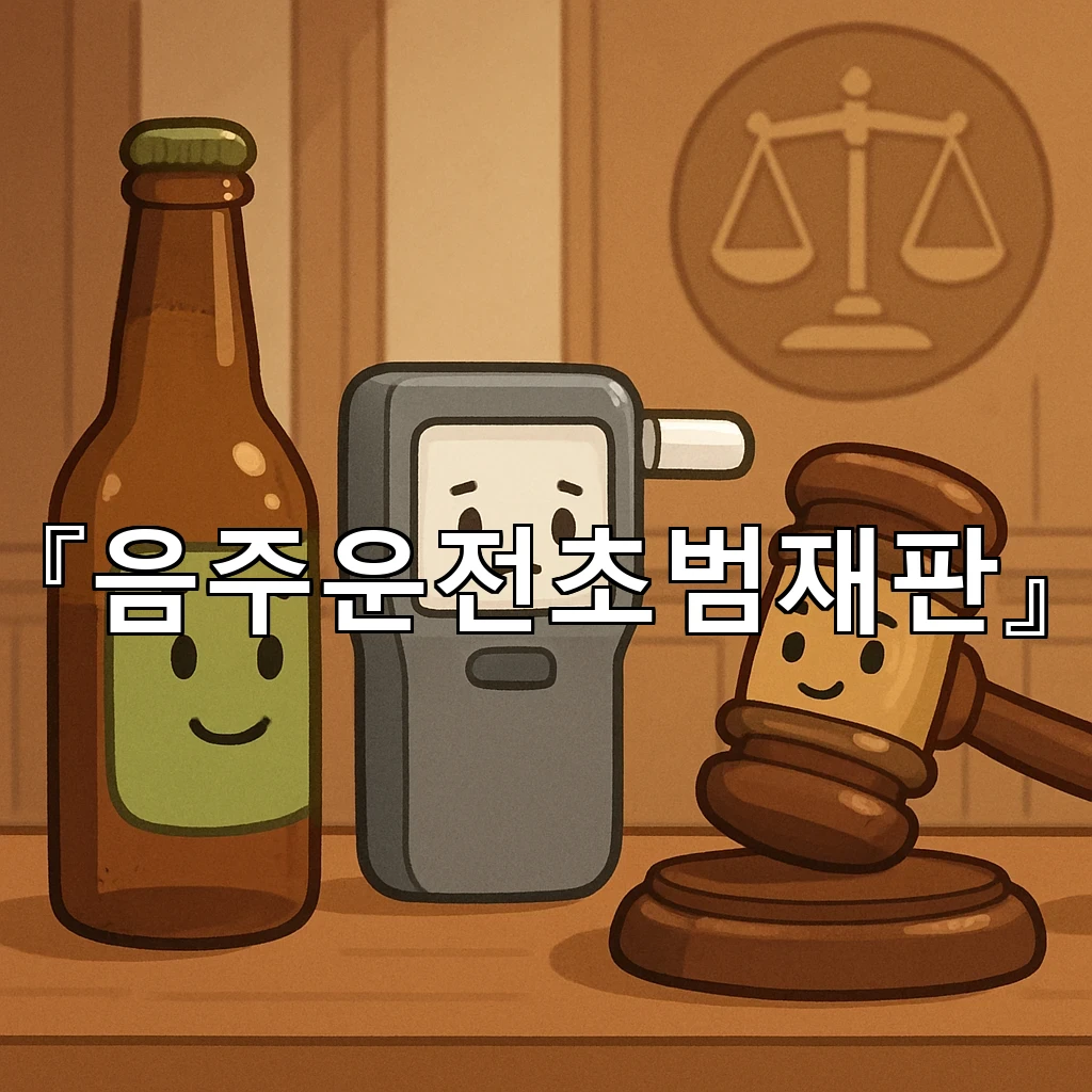 음주운전초범재판 당황한 순간에도 차분히 정리해야 할 판단 기준
