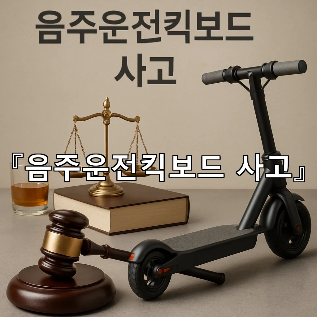 음주운전킥보드사고 뒤 흔들린 일상 회복을 위한 첫 정리