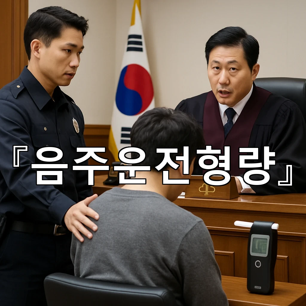 음주운전형량 판례 흐름을 읽는 한눈에 보이는 기준 정리
