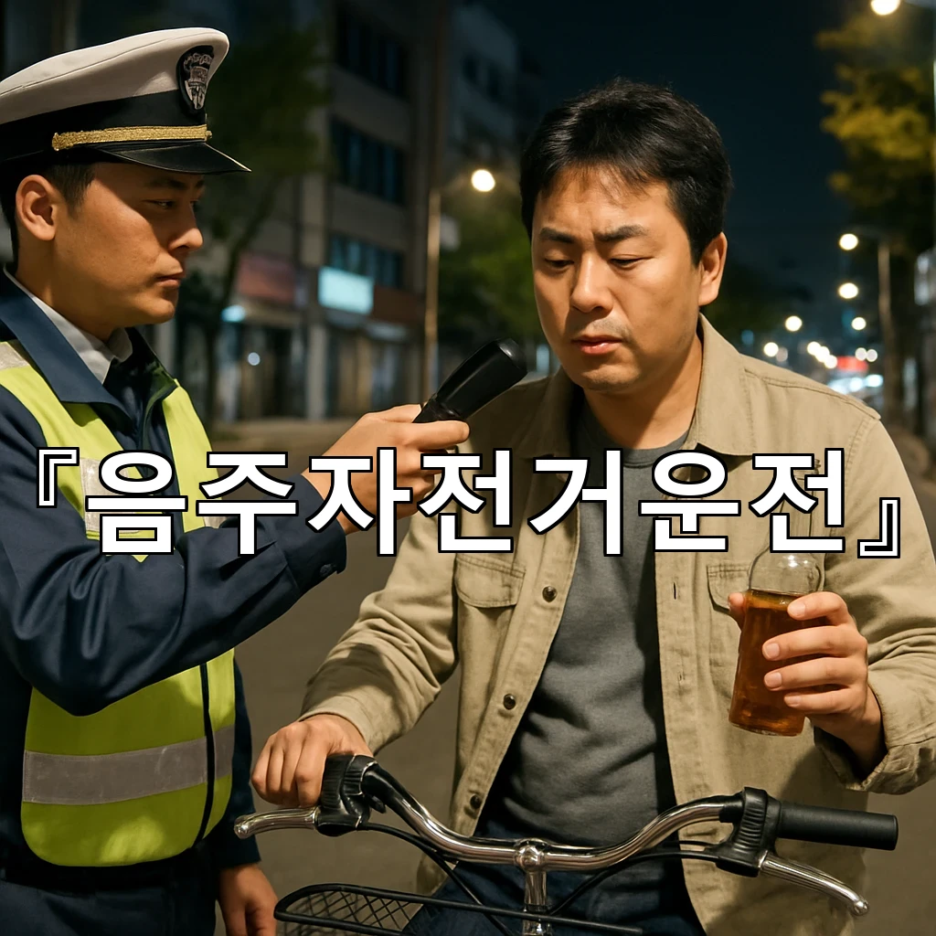 음주자전거운전이 남긴 흔적과 현장에서 바로 살펴볼 점들