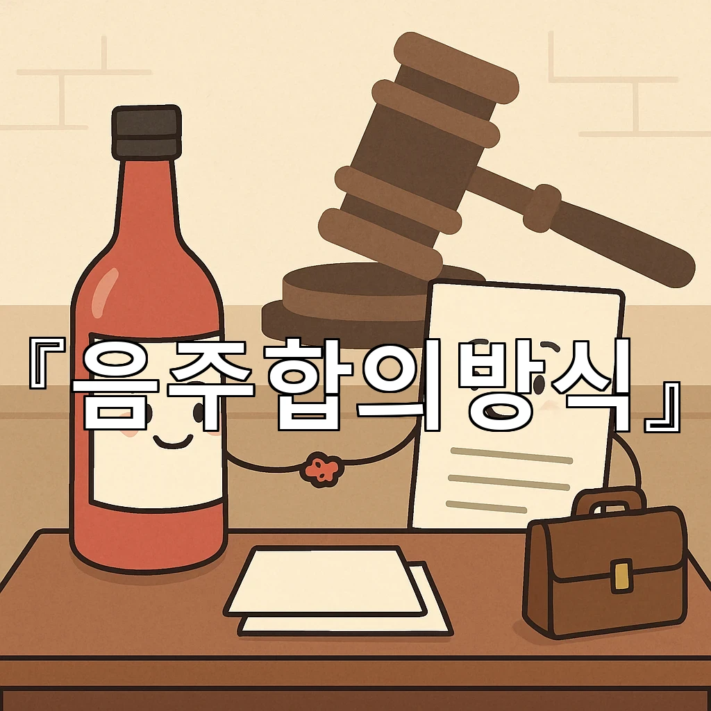 음주합의방식 관계를 정리할 때 먼저 살필 기준과 판단 흐름