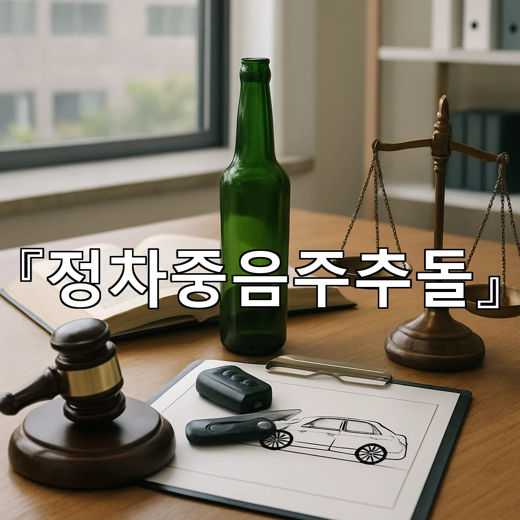 정차중음주추돌 정지된 순간부터 달라지는 사고 대응의 핵심 흐름