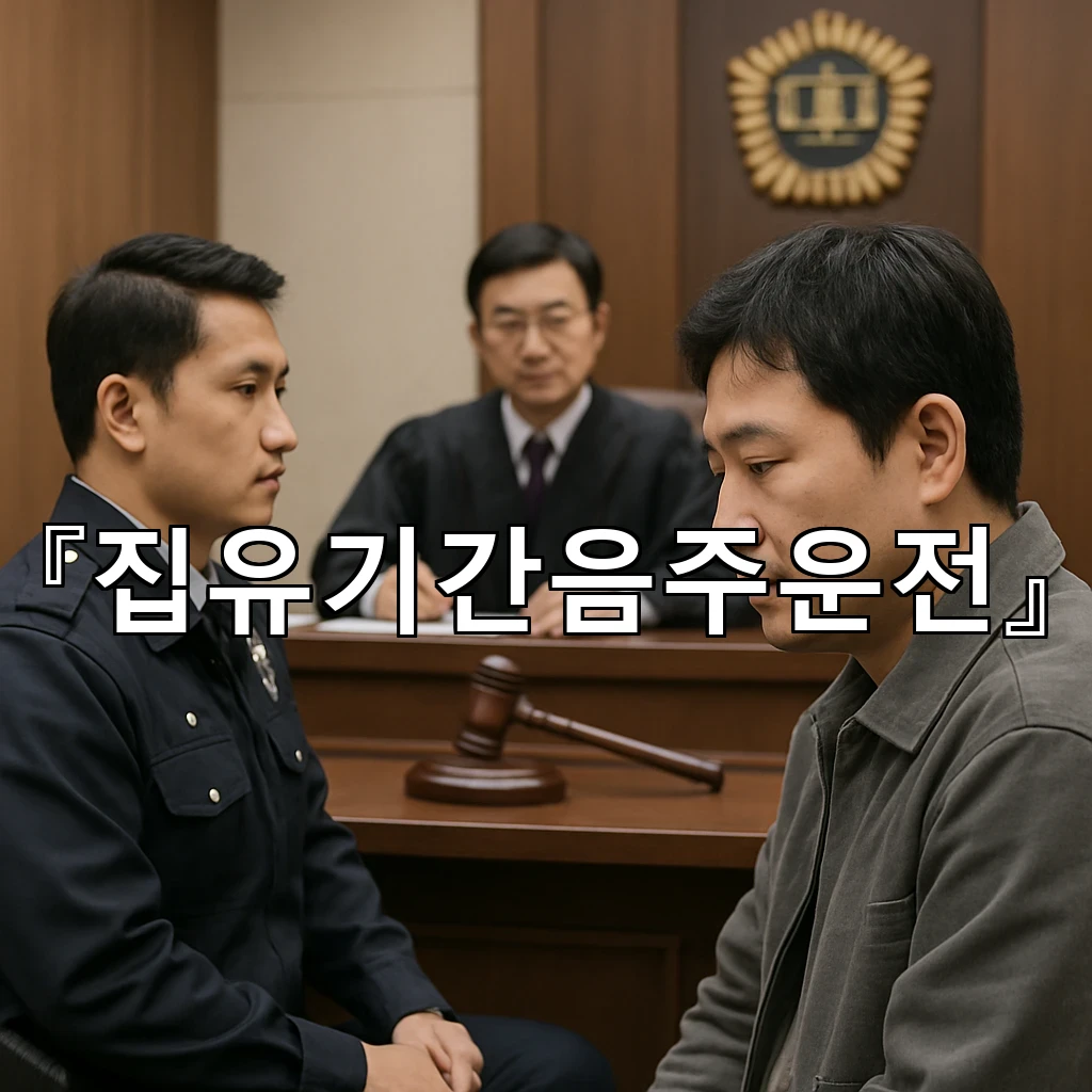 집유기간음주운전 이후 판단이 엇갈리는 순간별 확인 포인트