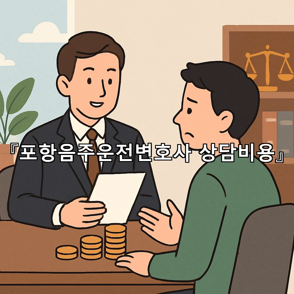 포항음주운전변호사상담비용 확인 전 꼭 살펴볼 준비 항목