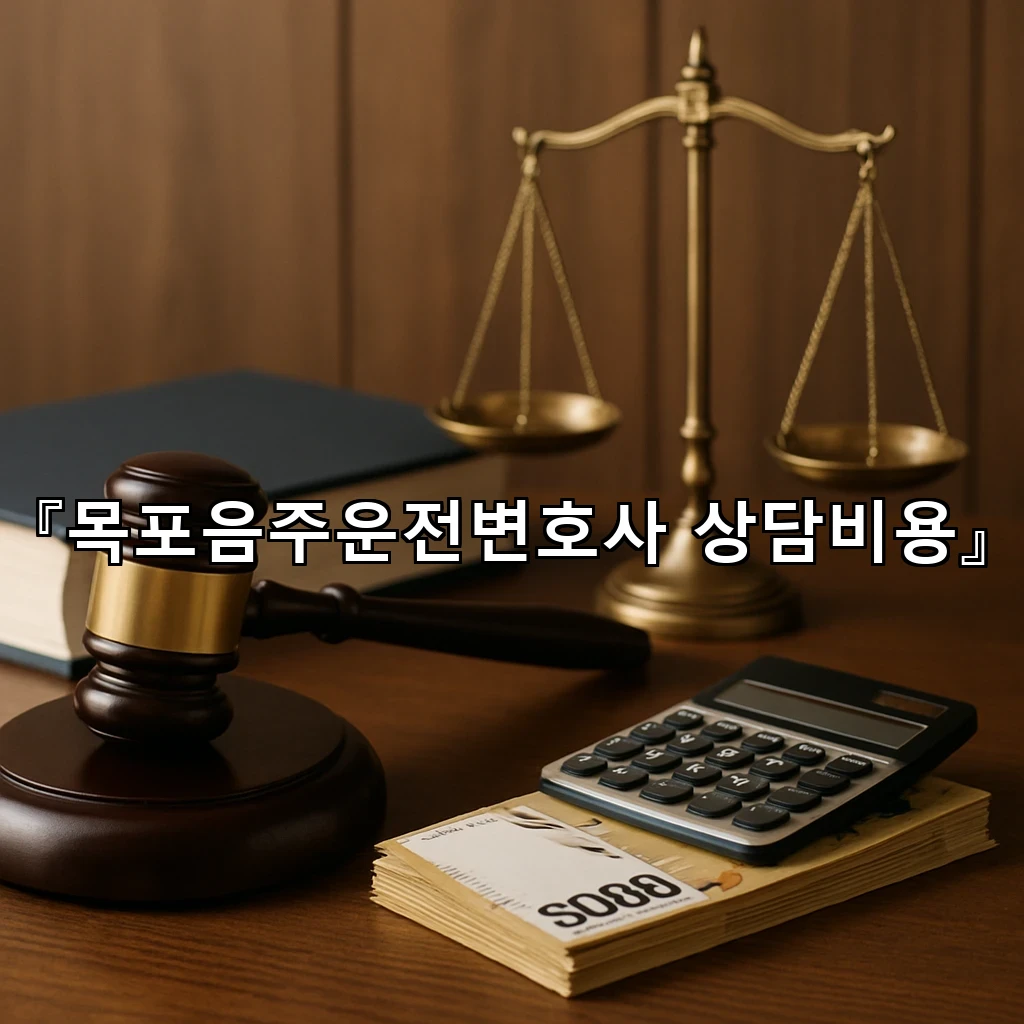 목포음주운전변호사상담비용 관련 상담에서 확인해야 할 대응 방향