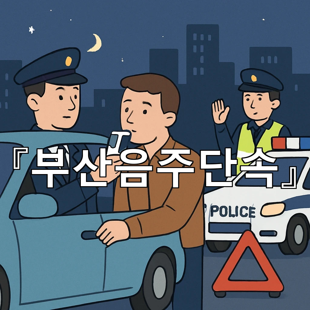 부산음주단속 밤길 운전 중 예상 못한 순간에 살펴볼 점