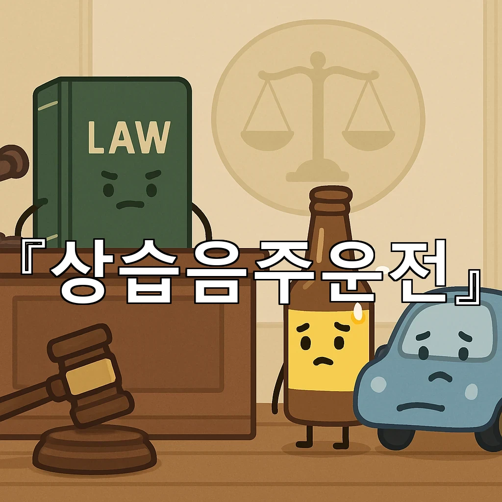 상습음주운전 반복될수록 달라지는 판단 기준과 대응 방향