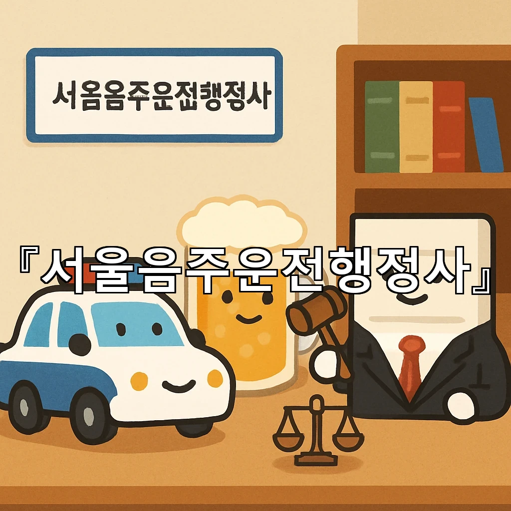 서울음주운전행정사 사건 흐름을 바꾸는 준비의 순서와 핵심