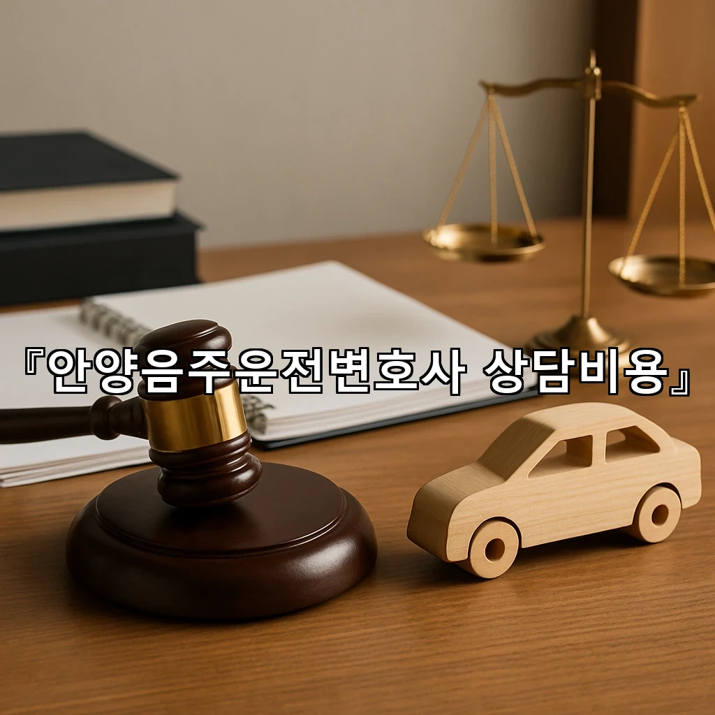 안양음주운전변호사상담비용 궁금증부터 정리하는 실전 안내서