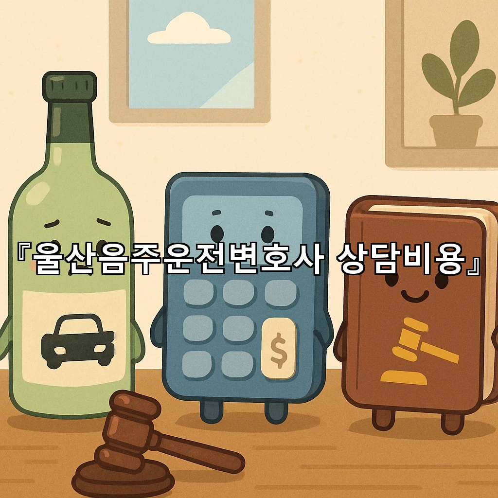 울산음주운전변호사상담비용 알아볼 때 먼저 짚어야 할 판단 기준