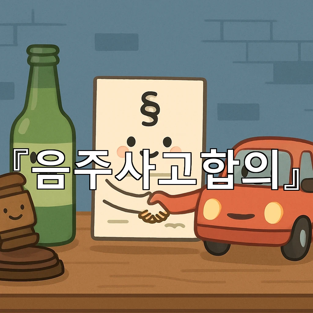 음주사고합의 서두르기 전 확인할 기준을 정리한 실전 안내서