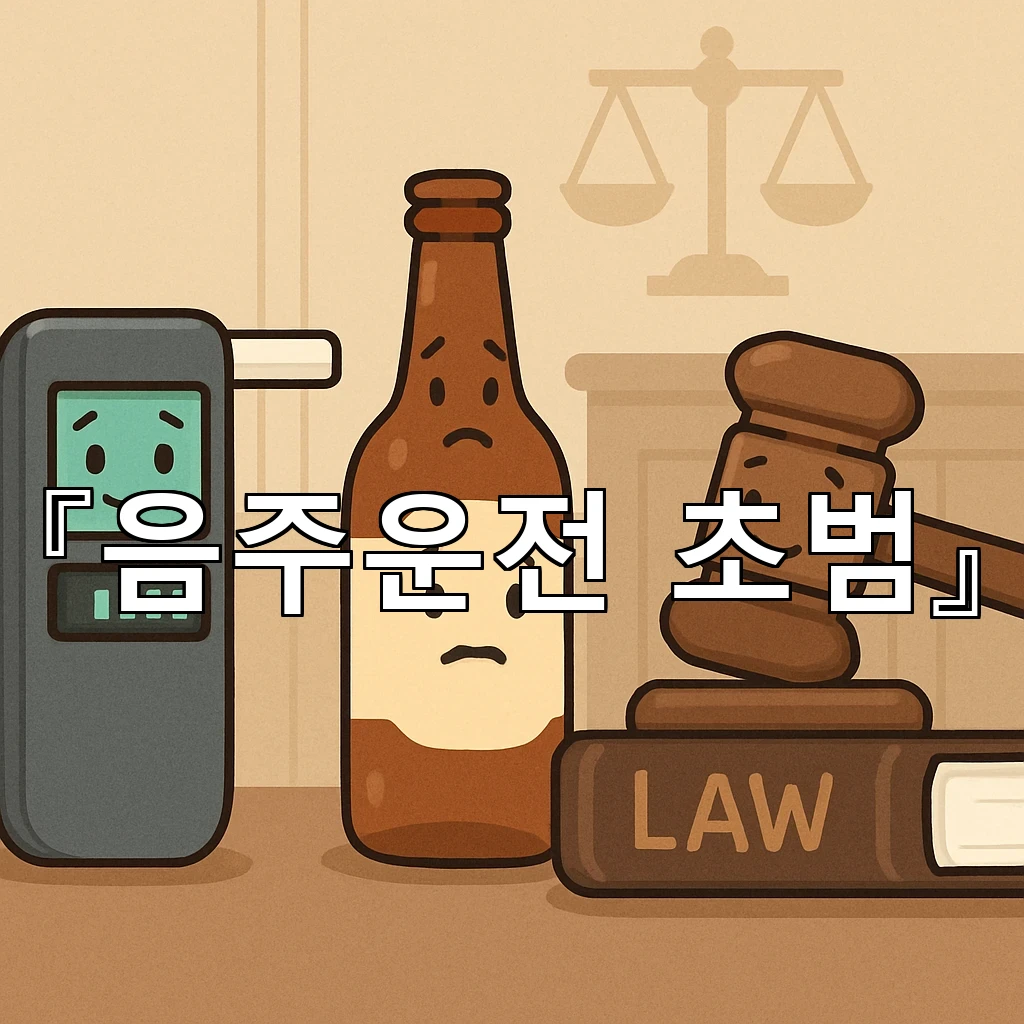 음주운전초범 첫 조사 앞두고 흔들리지 않는 대응의 첫걸음