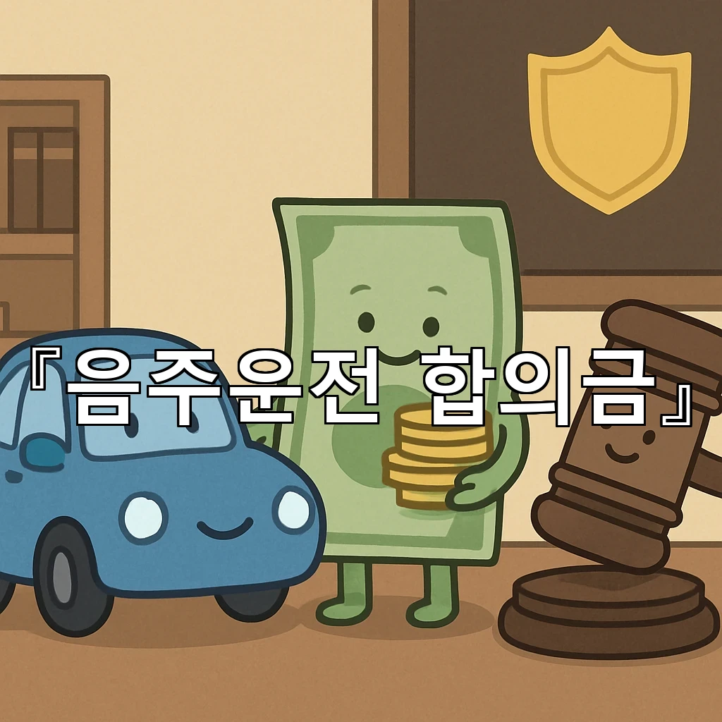 음주운전합의금 기준보다 먼저 챙겨야 할 대응 흐름과 판단 순서
