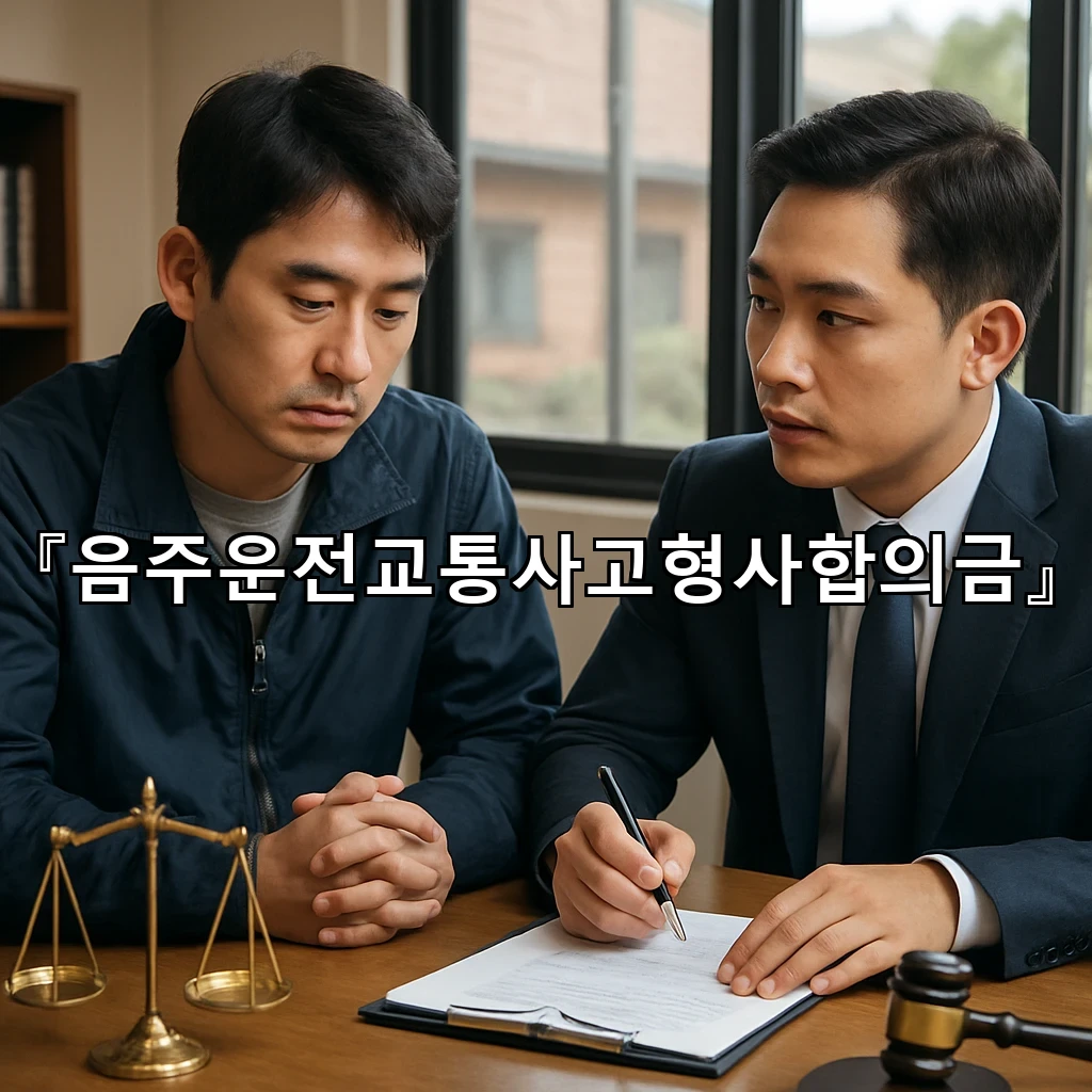 음주운전교통사고형사합의금