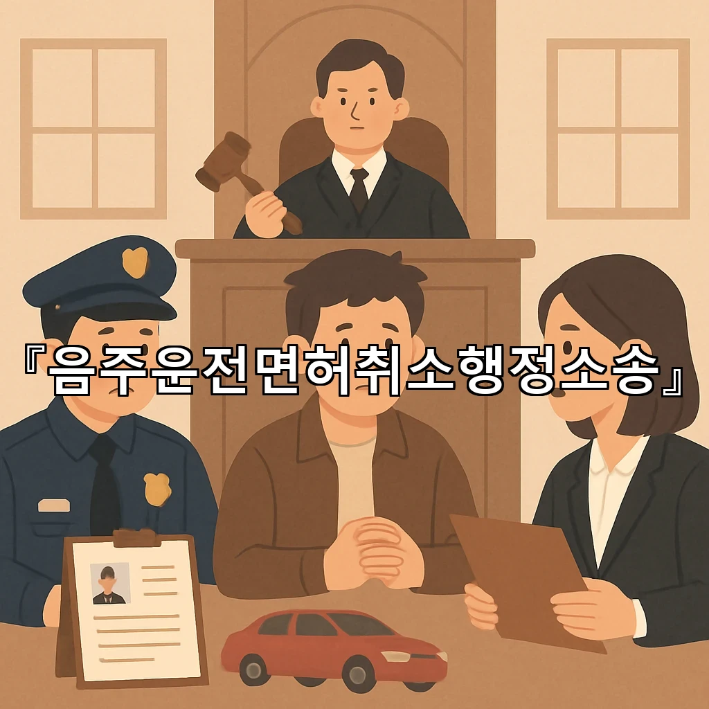 음주운전면허취소행정소송 절차를 처음부터 차분히 정리하는 안내문