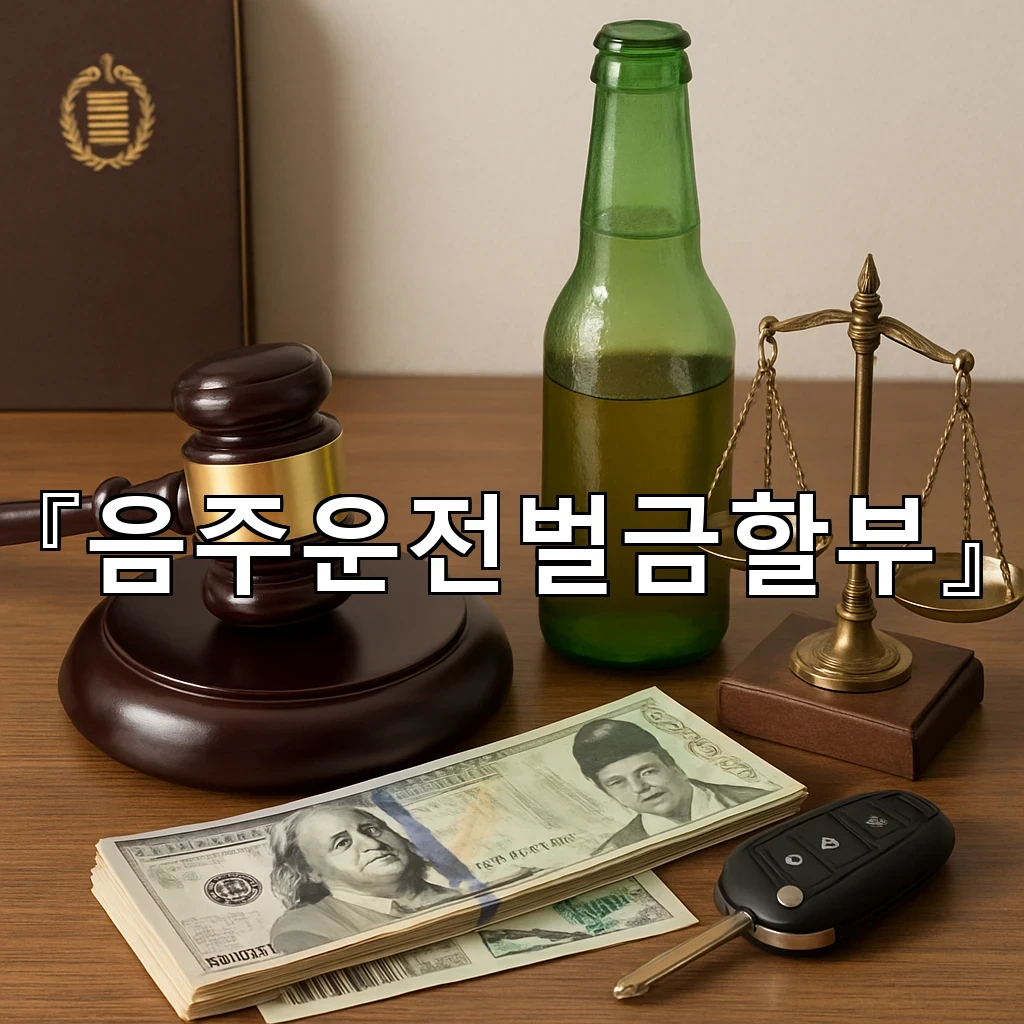 음주운전벌금할부 결정 전 알아두면 좋은 생활 정리법 안내