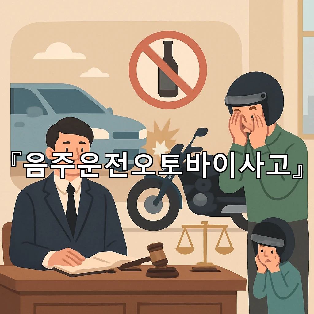 음주운전오토바이사고 현장 이후 챙겨야 할 핵심 절차 정리