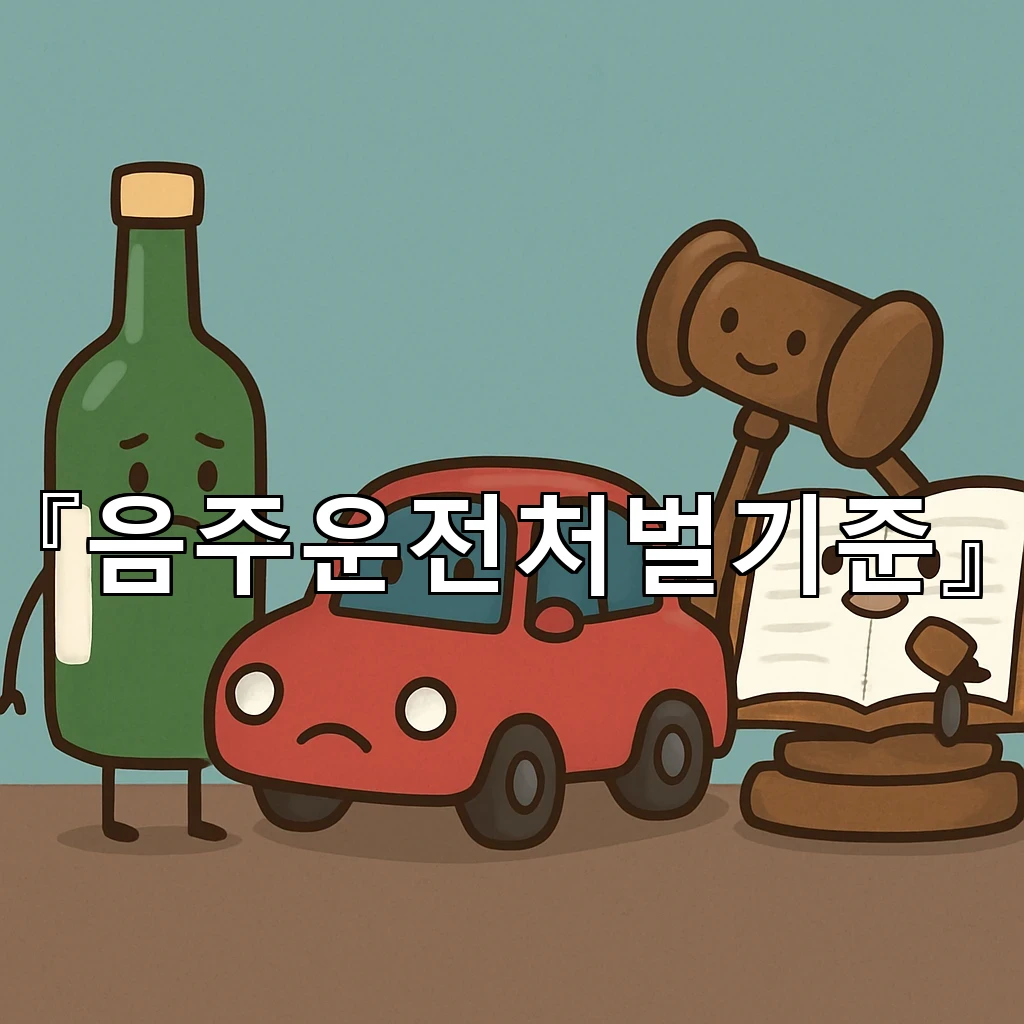 음주운전처벌기준 처음 마주한 사람을 위한 흐름과 감정 정리