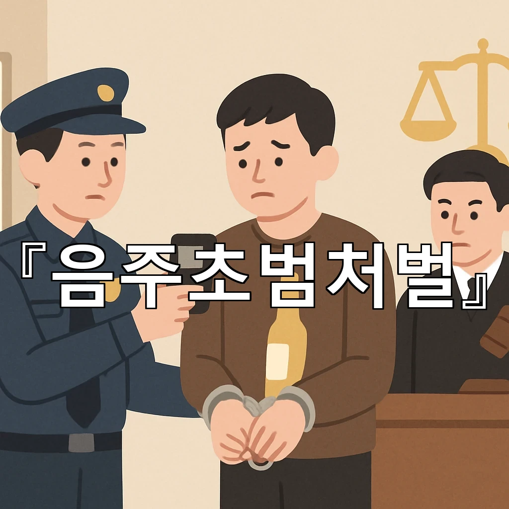 음주초범처벌 처음 마주한 사람을 위한 절차와 대응의 흐름 정리