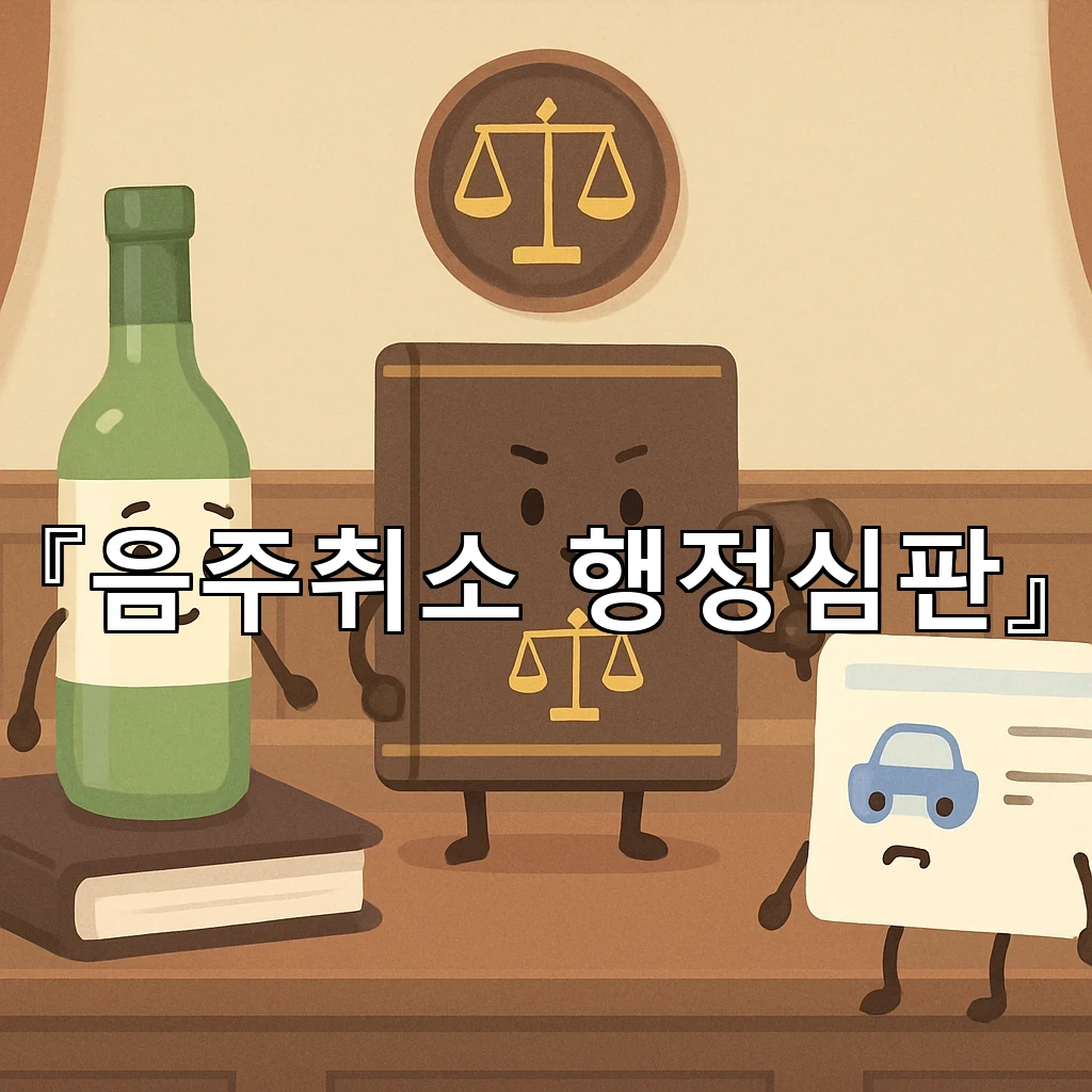 음주취소행정심판 신청 전 확인해야 할 사실관계의 흐름과 기준