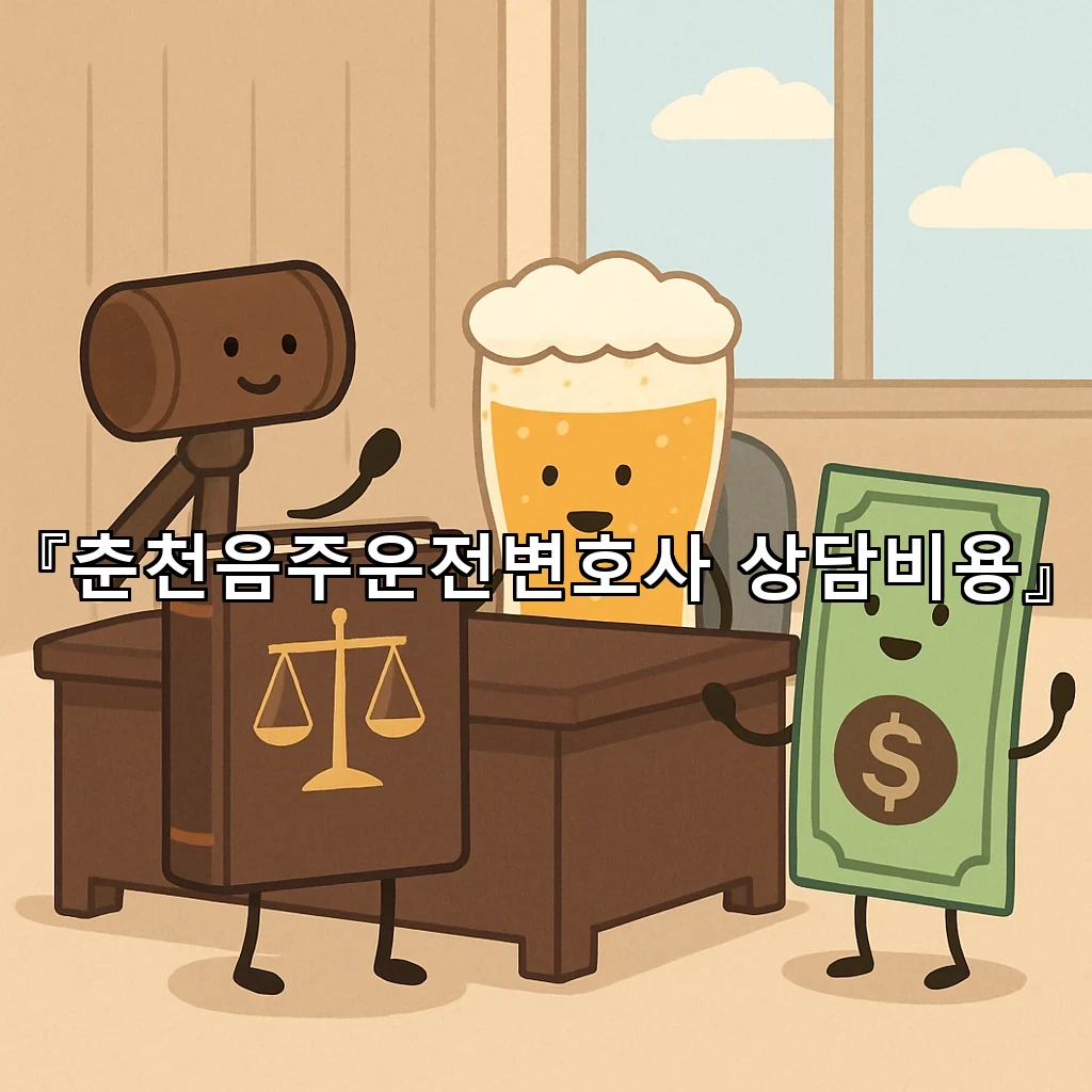 춘천음주운전변호사상담비용 첫 만남에서 바로 확인할 핵심 기준