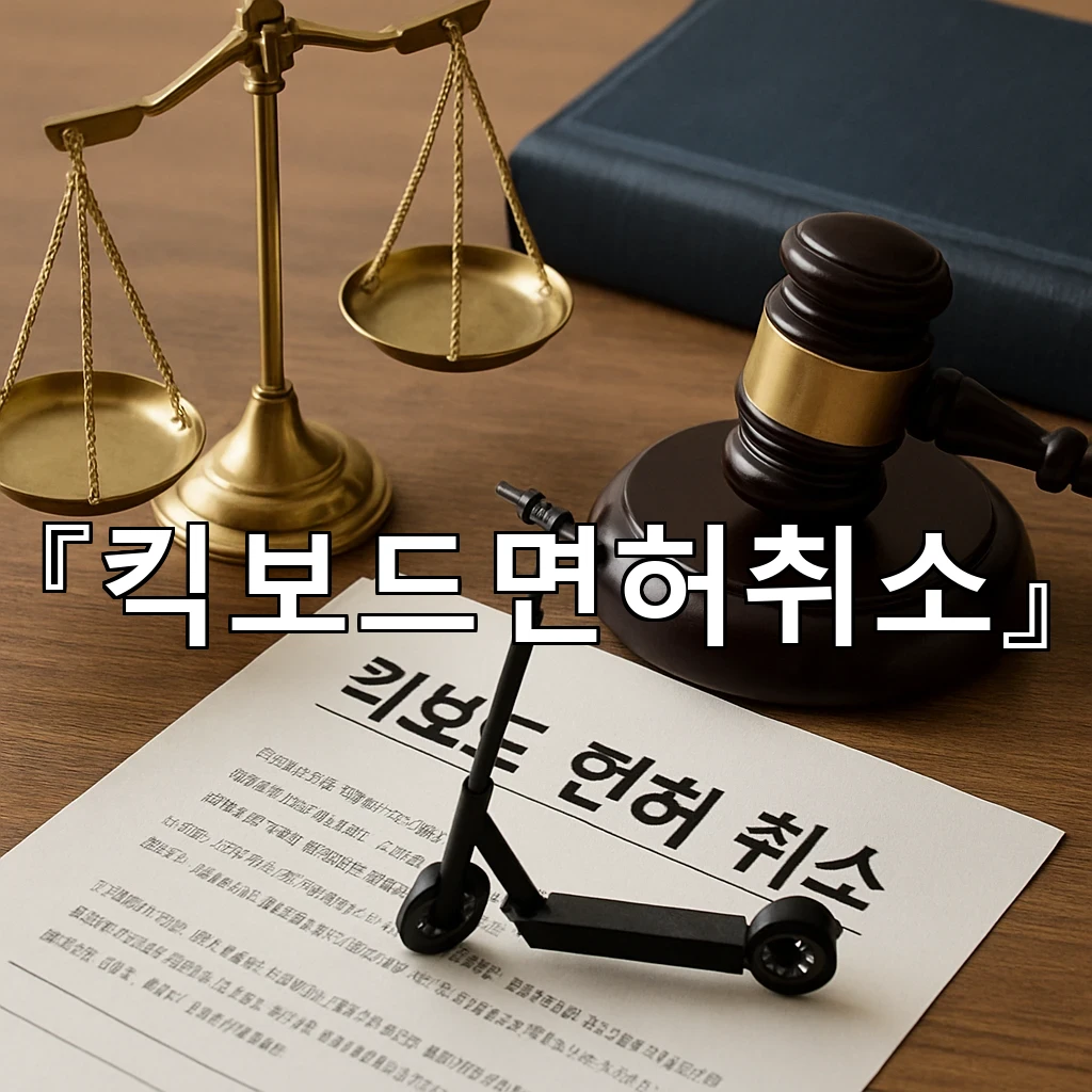 킥보드면허취소 처분 뒤 생활에 생기는 변화와 점검 목록