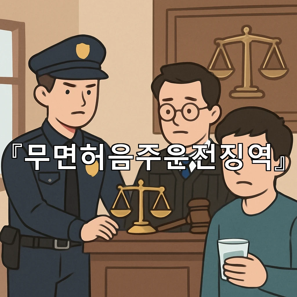 무면허음주운전징역 초기에 살펴야 할 판단 기준과 대응 흐름