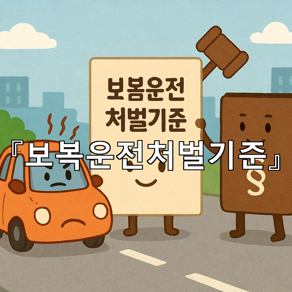 보복운전처벌기준으로 보는 행동의 선과 예기치 않은 판단의 흐름