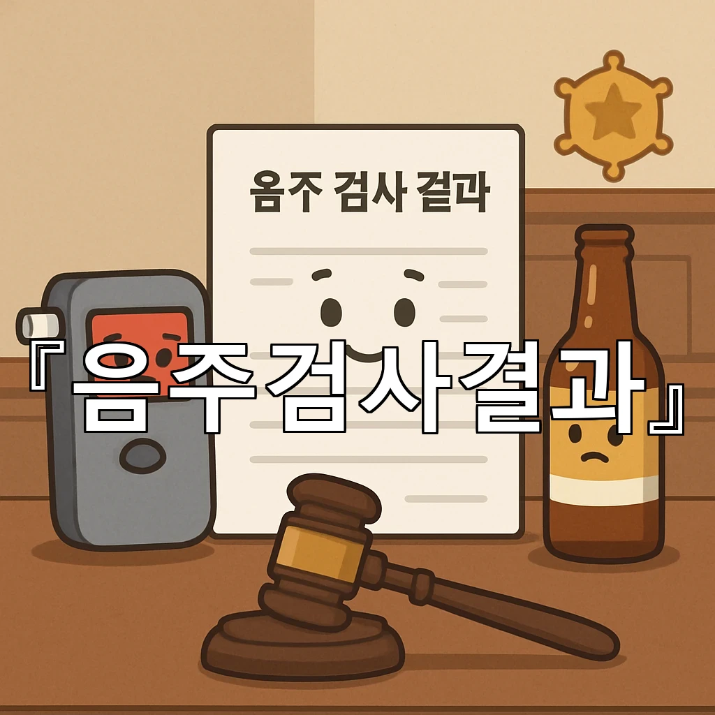 음주검사결과 확인 후 흔들린 마음을 정리하는 방법 안내